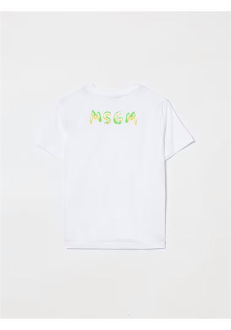 T-shirt con logo MSGM KIDS | S6MSJUTH003001